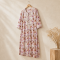 Mal Cotton Digital Print Chikankari Long Kurti