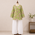 Pure Cotton Farshi Suit With Designer Back