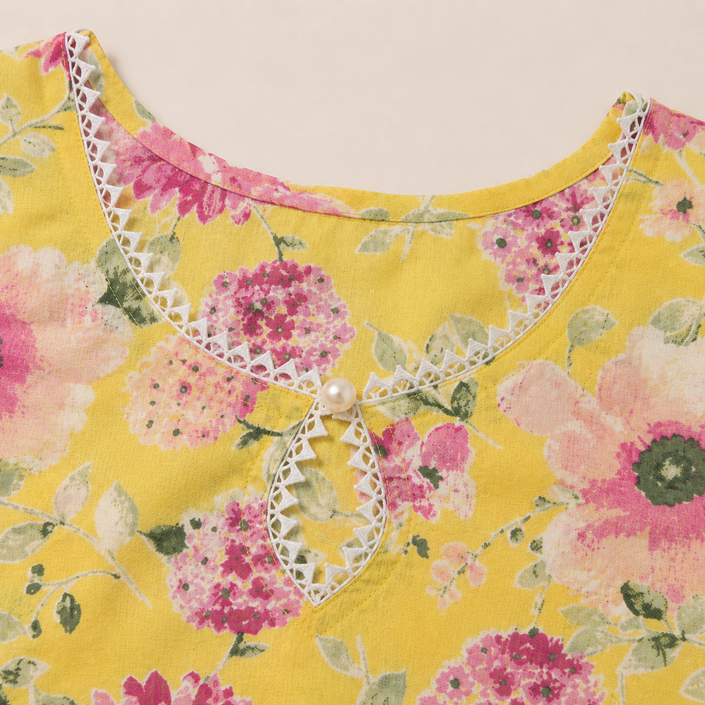 Pure Cotton Farshi Suit With Designer Back