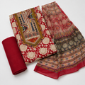 Cambric Cotton Digital Print Chiffon Dupatta Suit