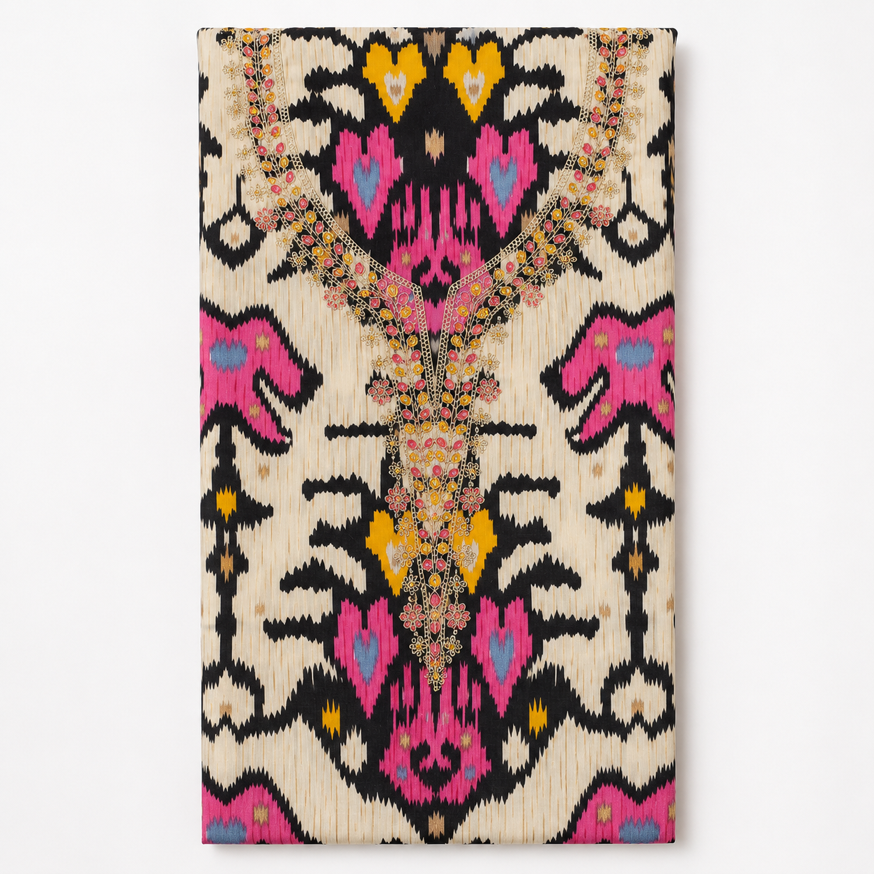Kota-Doriya Digital Print Chiffon Dupatta Suit