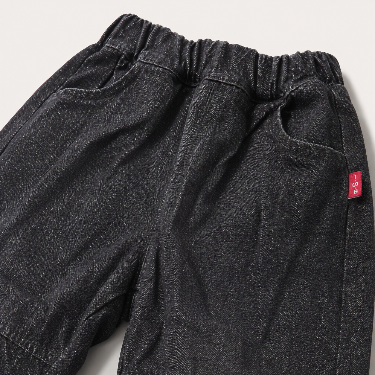 Boys’ 3-Piece Casual Outfit Set with Blue Denim Shirt, Printed T-Shirt and Black Pants