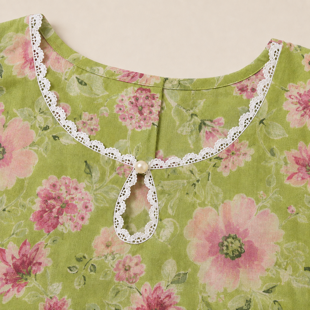 Pure Cotton Farshi Suit With Designer Back