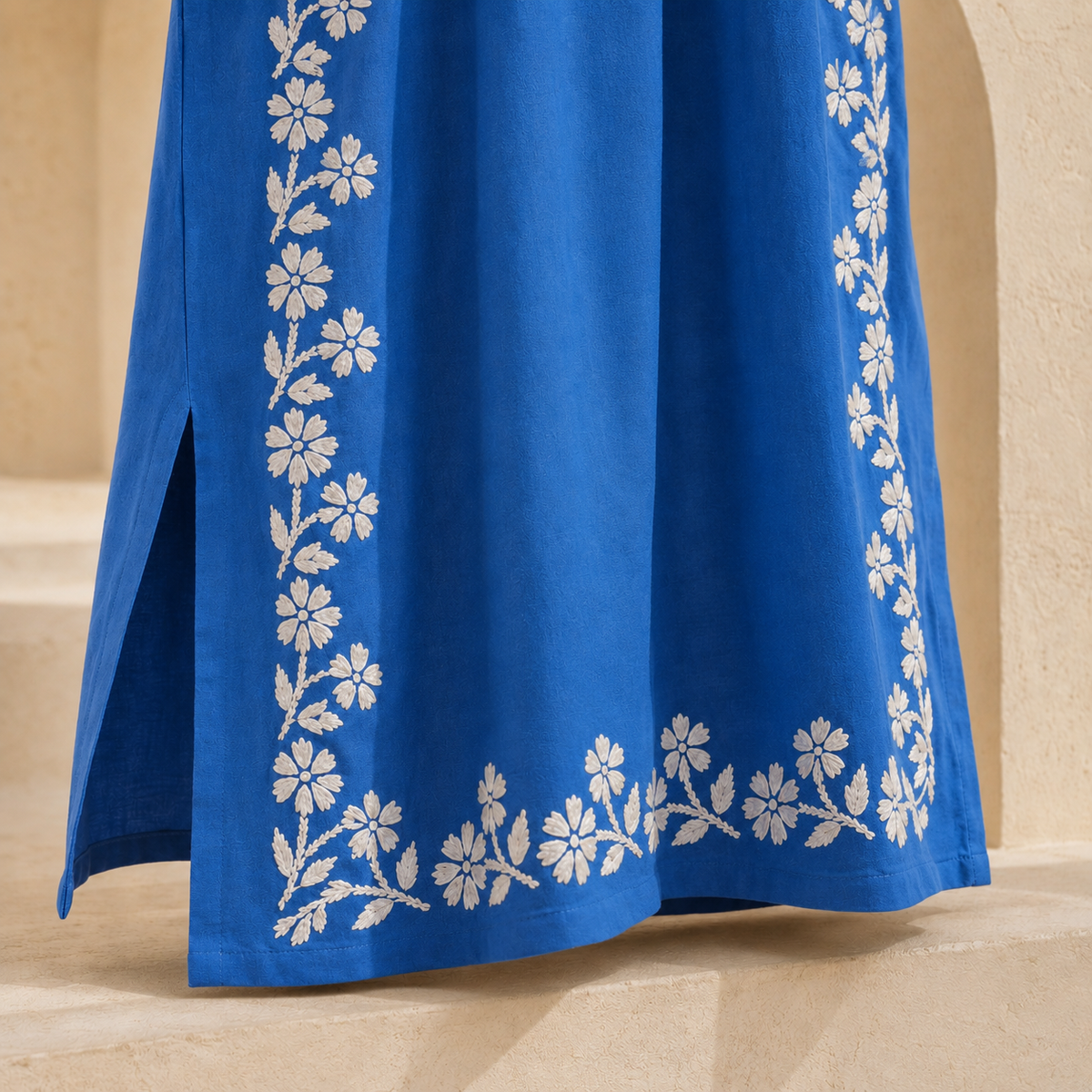 Premium Heavy Rayon Chikankari Long Kurti
