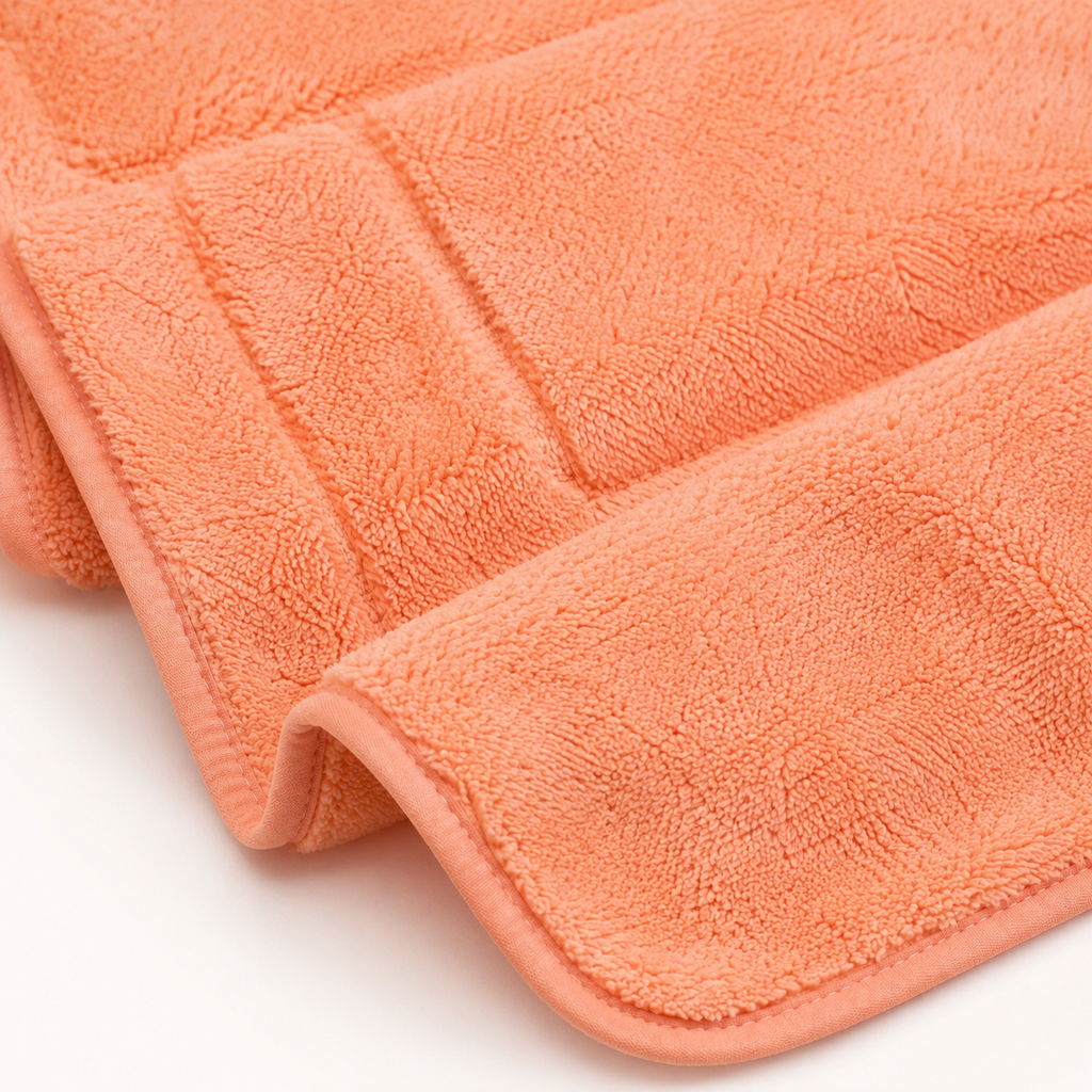 Kids’ Soft Terry Bath Towel with Embroidered Teddy Bear Design | Multiple Colour Options