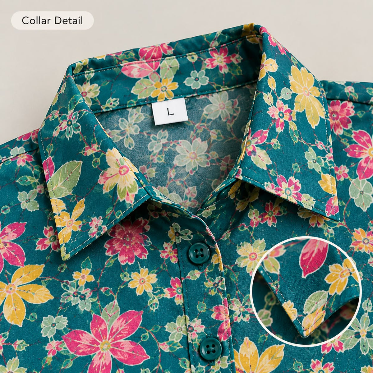 Bloom & Breeze Pure Muslin Long Shirt for Girls Elegant Floral Everyday Wear